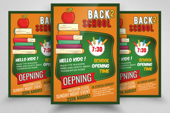 Back 2 School Flyer