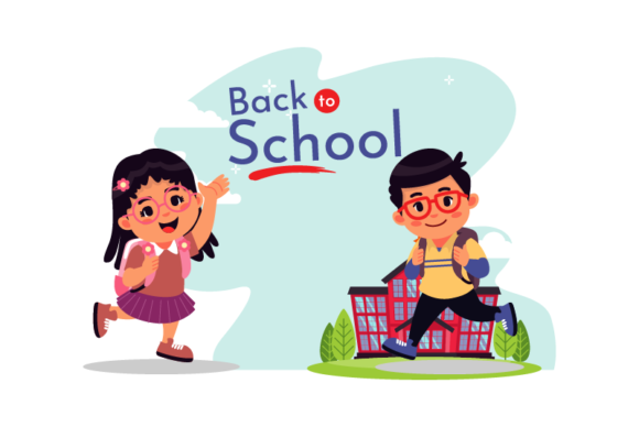 Back School Childhood: A Versatile Design for Creative Projects