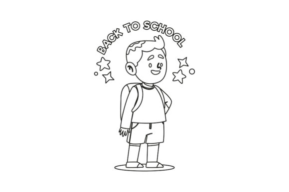 Back School Kid Icons: A Unique Design for Creative Projects
