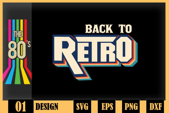 Back to Retro Vintage Color 80s