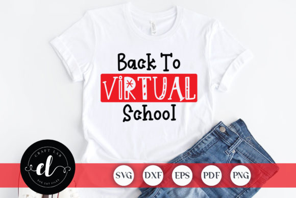 Back to Virtual School - SVG Cut File: A Versatile Digital Design for Modern Creators