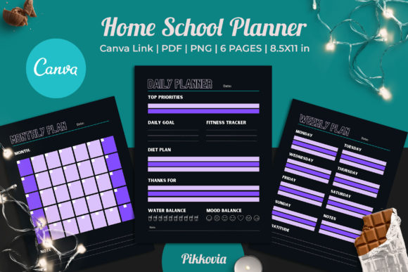 Homeschool Planner Canva Template