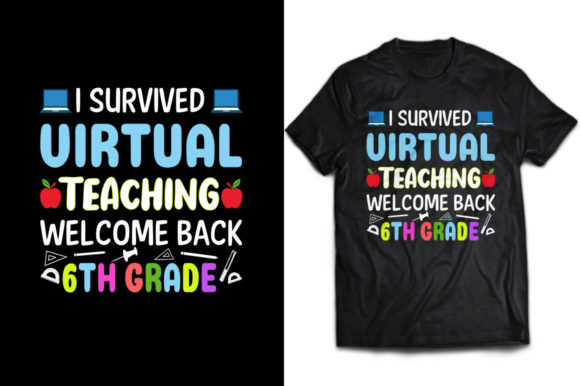 I Survived Virtual Teaching: A Unique Teacher T-Shirt Design for Educators