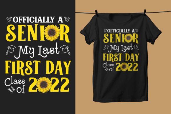 Officially Senior Class of 2022 T-shirt: A Perfect Way to Celebrate the Final Year of High School