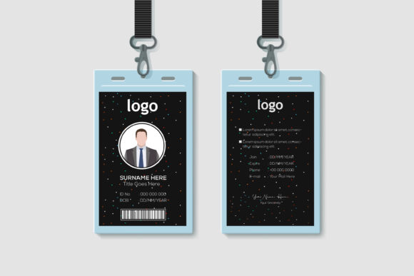School Id Card Design Front and Back
