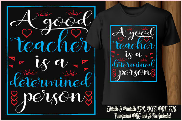 Teacher Day T-shirt Typography Vector