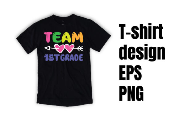 Team 1st Grade T-Shirt Design: A Versatile Digital Resource for Creative Projects